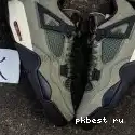 RETAIL GOD TO PK Black Jordan 4 Green SHIP SB MATERIALS READY Retro 0511
